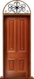 cricket bat: single door + sidelight on right