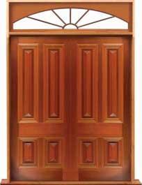 cricket bat: single door + sidelight on right