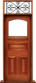 edwardian: single door + sidelight on left