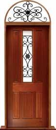 paddington with ironwork: double door + sidelight on right