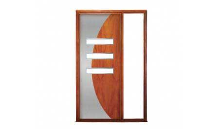 rio: single door + fixed glass on right